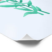 ガールズピンクかわいいアクソロトル誕生日ウェルカムサイン ポスター (コーナー)