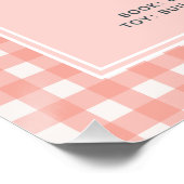 ガールズピンクグースファースト年誕生日マイルストーン ポスター (コーナー)