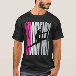 ガールズピンクダンス誕生日レトロヴィンテージかわいらしディ Tシャツ