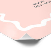 ガールズピンクデイジー初年度誕生日マイルストーン ポスター (コーナー)