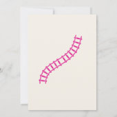 ガールズピンクトレイン2nd誕生日パーティー 招待状 (裏面)