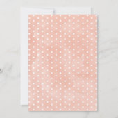 ガールズピンクパンプキンファースト誕生日招待状 招待状 (裏面)