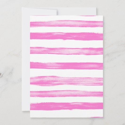 ガールズピンクフローラエスケープルーム誕生日 招待状 (裏面)