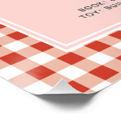 ガールズピンクベリーファースト年誕生日マイルストーン ポスター (コーナー)