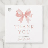 ガールズピンクボウコケフェミニンットベビー フェイバータグ (正面)