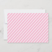 ガールズピンクミルククッキーバースデーパーティ招待状 招待状 (裏面)