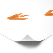 ガールズピンク恐竜子供の誕生日ウェルカムサイン ポスター (コーナー)