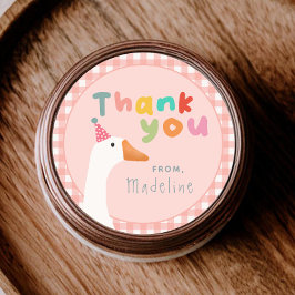 ガールズピンク間抜けツガースファーム2nd誕生日 ラウンドシール