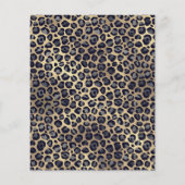 ガールズファッションナイトパーティの招待状 チラシ (裏面)