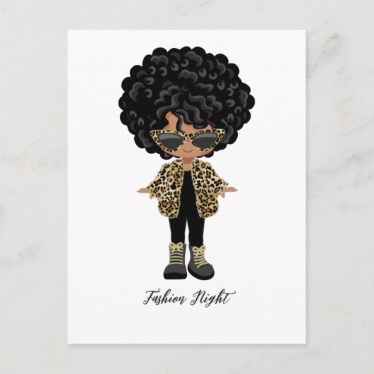 ガールズファッションナイトパーティー ポストカード (正面)