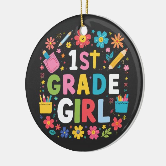 ガールズファーストグレードガールファーストグレード新学期 セラミックオーナメント (左)