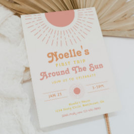 ガールズファーストトリップザのまわりにサン招待状 招待状