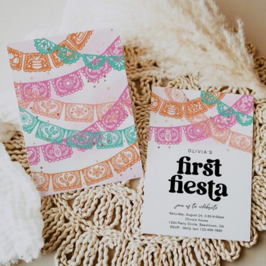 ガールズファーストフィエスタ誕生日招待状 招待状