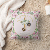 ガールズファースト聖体拝領フローラクロスカリカチュア クッション (ブランケット)