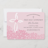 ガールズファースト聖餐式招待状,フローラ 招待状 (正面)