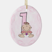 ガールズファースト誕生日 セラミックオーナメント (右)
