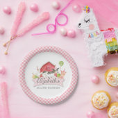 ガールズファームバースデーパーティー紙プレート ペーパープレート (パーティー)