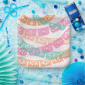 ガールズフィエスタバースデーパーティープレート ペーパープレート (パーティー)