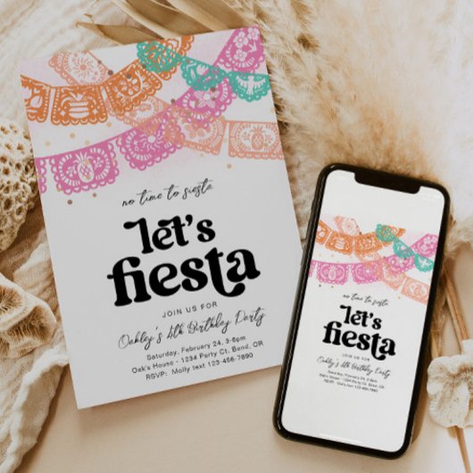 ガールズフィエスタ誕生日招待状 招待状