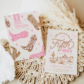 ガールズフィフスロデオ誕生日招待状 招待状