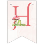 ガールズフェアリーハッピーバースデーレターズオールエイジ バンティングフラッグ (第2の旗)