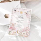 ガールズフェアリーマジカルガーデン誕生日招待状 招待状