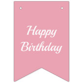 ガールズフェアリーマッシュルームハウスリボンツインズ誕生日 バンティングフラッグ (第1の旗)