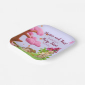 ガールズフェアリー最初のおとぎ話キノコ蝶 ペーパープレート (傾斜あり)