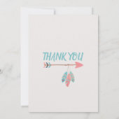 ガールズフォトボホフェザーリース誕生 案内状 (裏面)