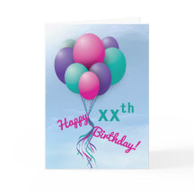 ガールズフライバルーンバ遠くにンドハッピーバースデー