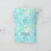 ガールズフラワーユニコーンバレンタインデー カード (内部)