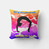 ガールズフロアビームヴォールトバーレインボーカモフラージュ クッション (正面)