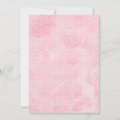 ガールズフローラバタフライベビーシャワー招待状 招待状 (裏面)