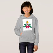 ガールズフード付きスウェットシャツ (正面フル)