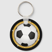 ガールズブラック&金ゴールドパーソナライズされたキーホルダー キーホルダー (裏面)