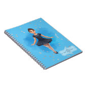 ガールズブルーバレエダンサー ノートブック (右側)