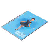 ガールズブルーバレエダンサー ノートブック (左側)