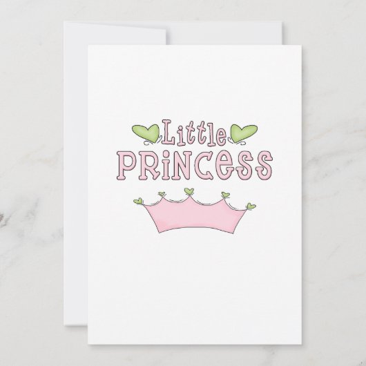 ガールズプリンセス&コーチバースデーパーティーの招待状 招待状 (裏面)