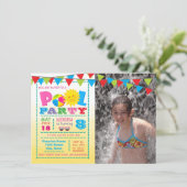 ガールズプールパーティの招待状 招待状 (スタンド正面)
