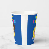 ガールズプールパーティーかわいいカスタム子供の誕生日 紙コップ (左)