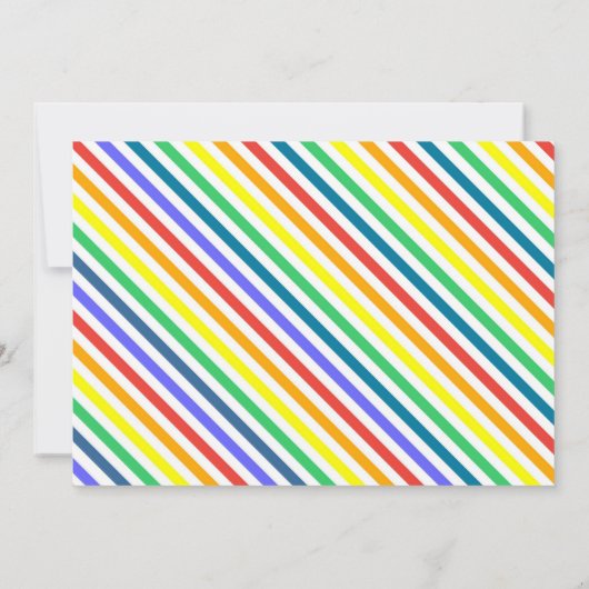 ガールズプールパーティー誕生日パーティーへの招待 サンキューカード (裏面)