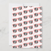 ガールズプ10代のールパーティービキニ誕生日招待状 招待状 (裏面)