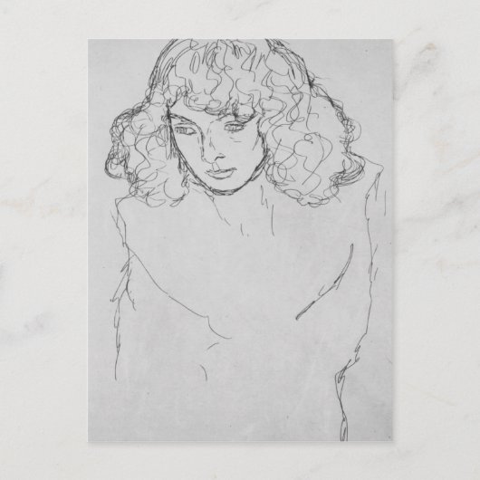 ガールズヘッドバイグスタフクリムト ポストカード (正面)