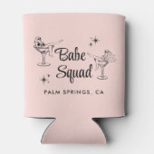 ガールズベイブスクワッド ピンク独身パーティー 缶クーラー (裏面)