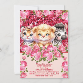 ガールズベビーシャワー招待状 招待状