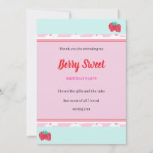 ガールズベリースウィートパーティーフラットユーカード