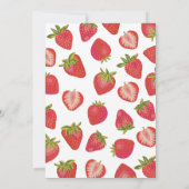 ガールズベリーファーストストロベリーバースデーパーティー 招待状 (裏面)