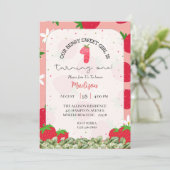 ガールズベリー1stバースデーストロベリーパーティー 招待状 (スタンド正面)