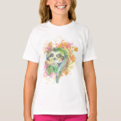 ガールズベーシックTシャツ – Sloth Tシャツ (正面)