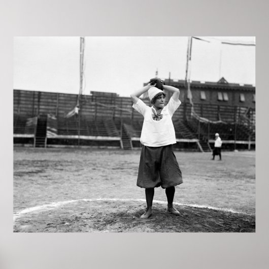 ガールズベースボール, 1913 ポスター (正面)